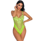 Avidlove Teddy-Dessous mit Druckknopfverschluss im Schritt für formverändernde Bodysuit-Dessous mit Riemchen, einteilig